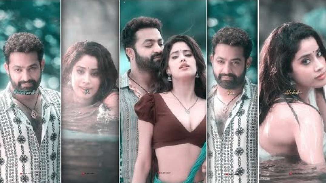 Devara Second song  for whatsapp status Single _ NTR _ Janhvi Kapoor _ Full Screen Status _ Shilpa R